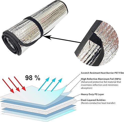 Miniatura 3 de Parasol para ventana trasera para portón trasero, ajuste personalizado para Audi Q7, SQ7, 2016, 2017, 2018, 2019, 2020, 2021, 2022, 2023, Audi Q7,