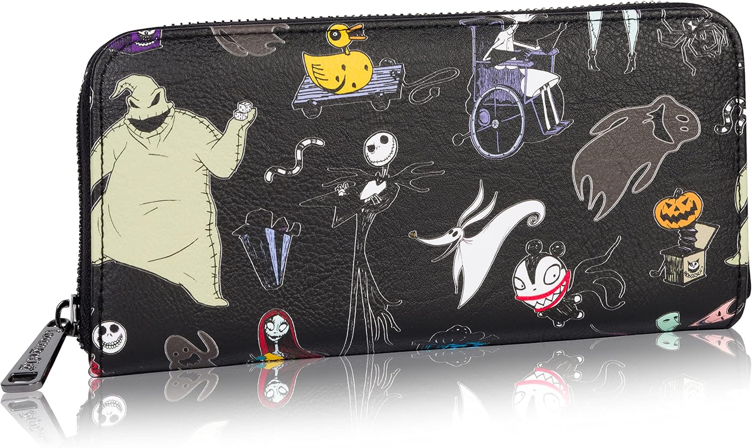Loungefly Disney The Nightmare Before Christmas Wallet - Accordion Style & Zip Around