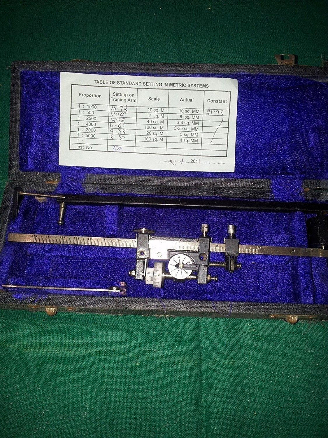 Mechanical Planimeter Level and Survey Equipment Civil Instrument