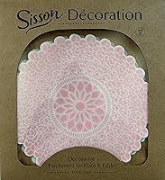 Vista 16 de Hojas de papel pergamino para tablas de queso y embutidos, hojas de Sisson Distribution (paquete de 20) (rosa)