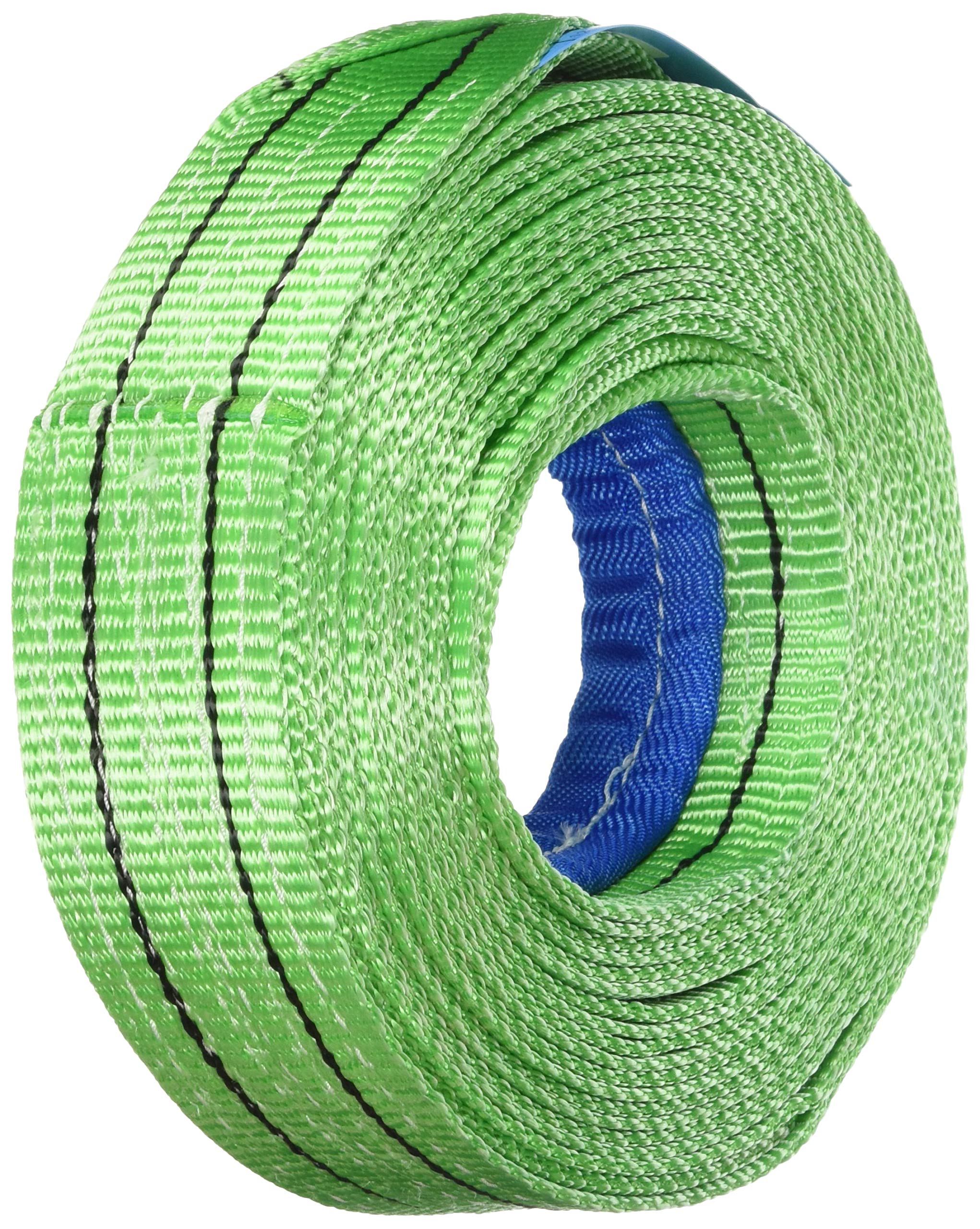 Braun 20062HB - Cinghie di recupero, 2000 kg, lunghezza 6 m, colore: Verde