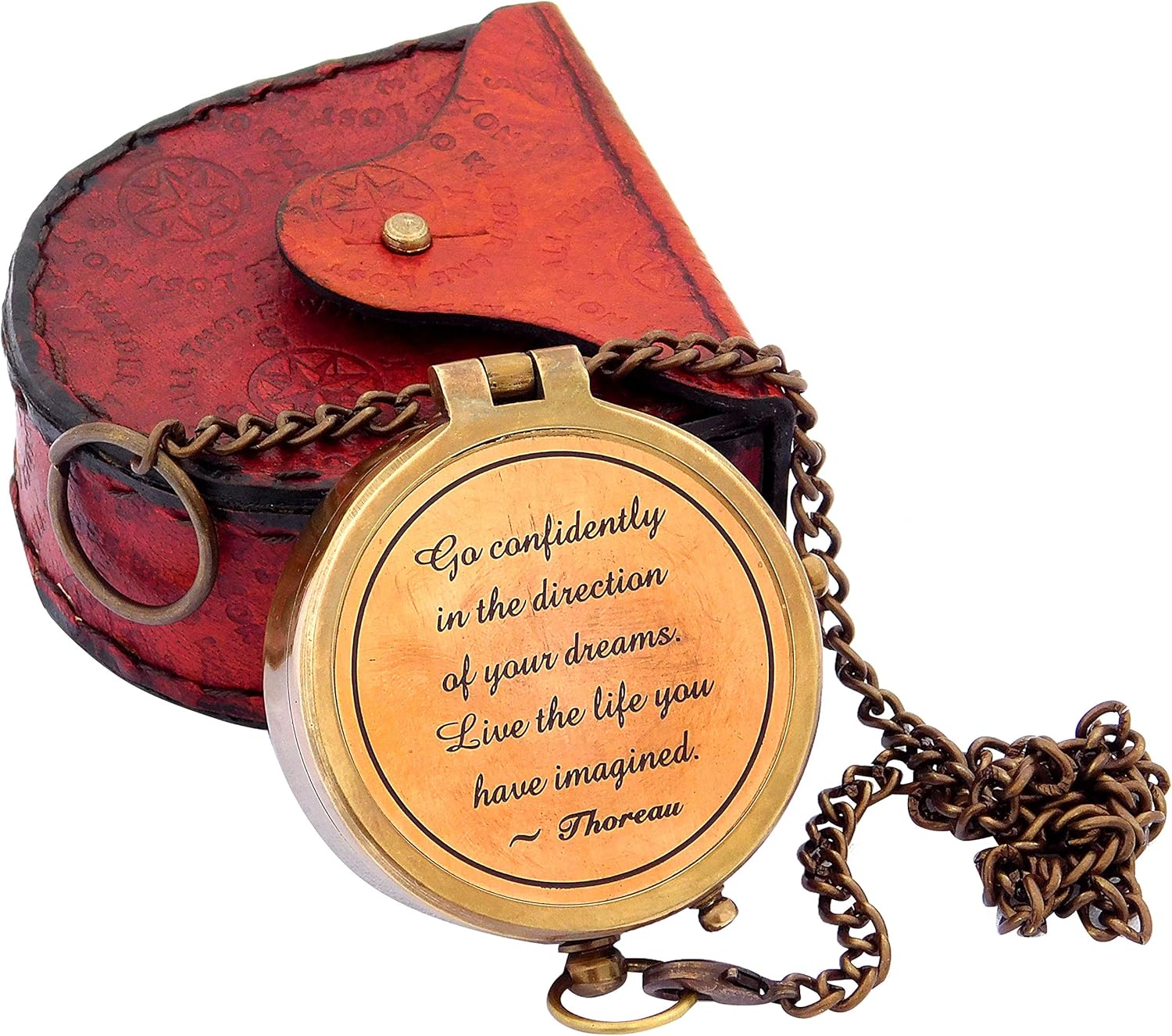 bussola per escursioni incisa