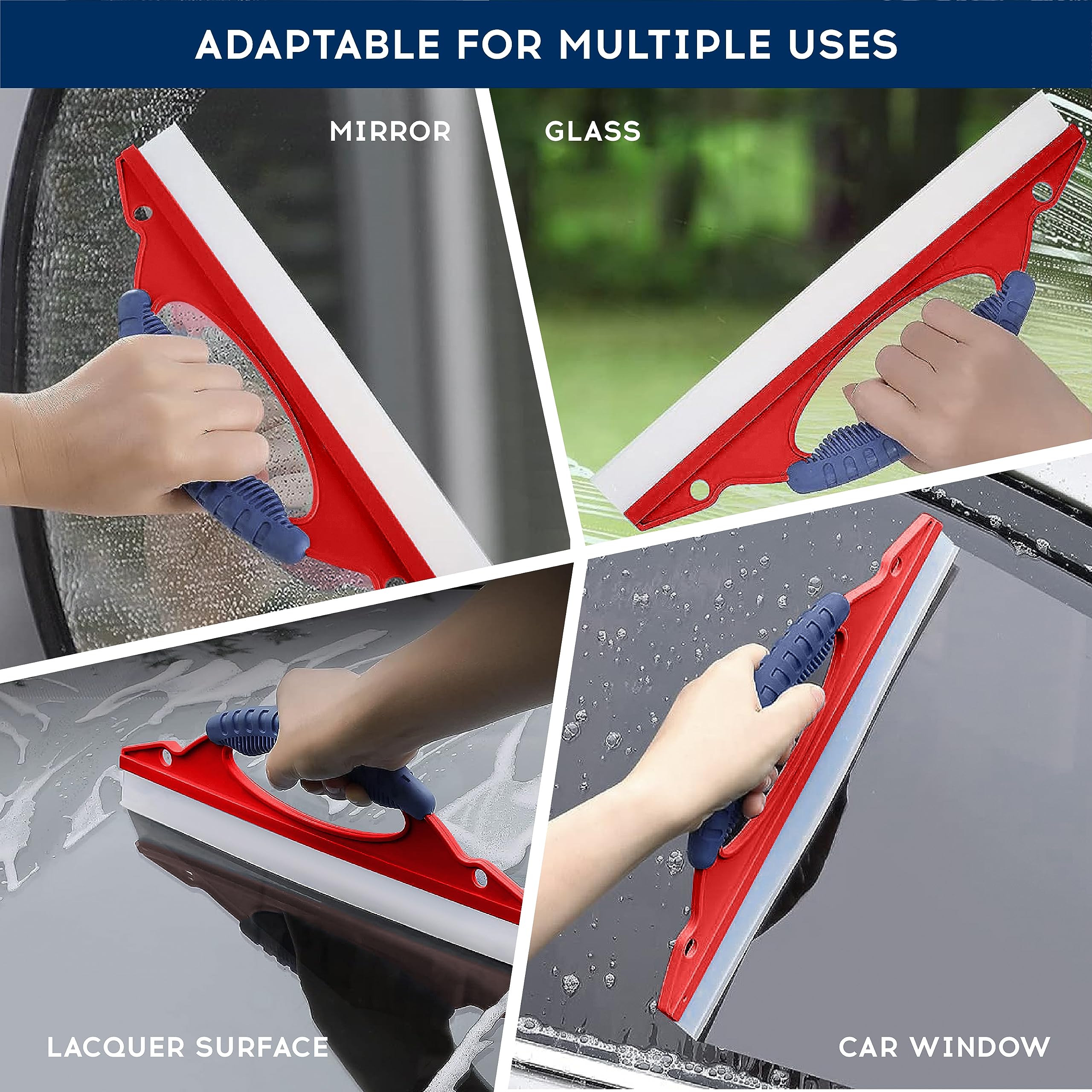 DSV Standard Car Squeegee for Drying, Car Window Cleaner Tool Water