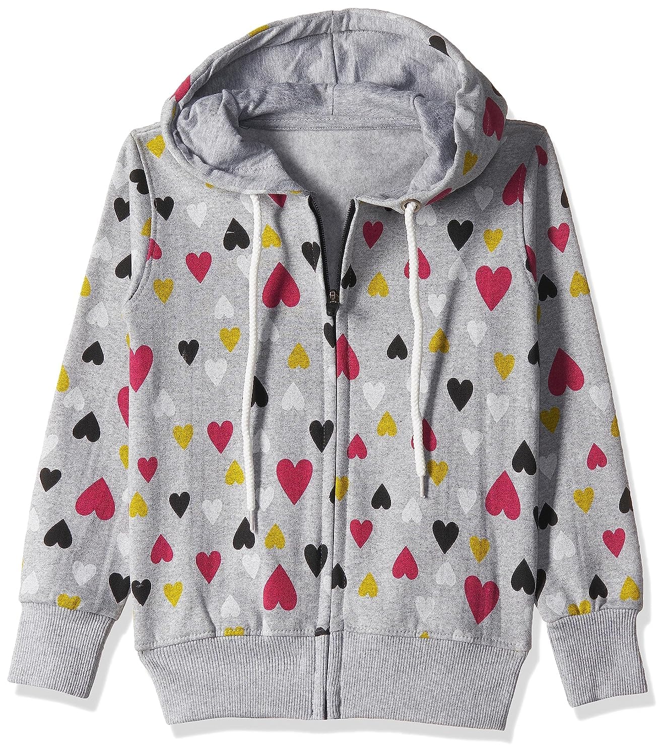 Girls Cotton Hooded Neck Sweatshirt