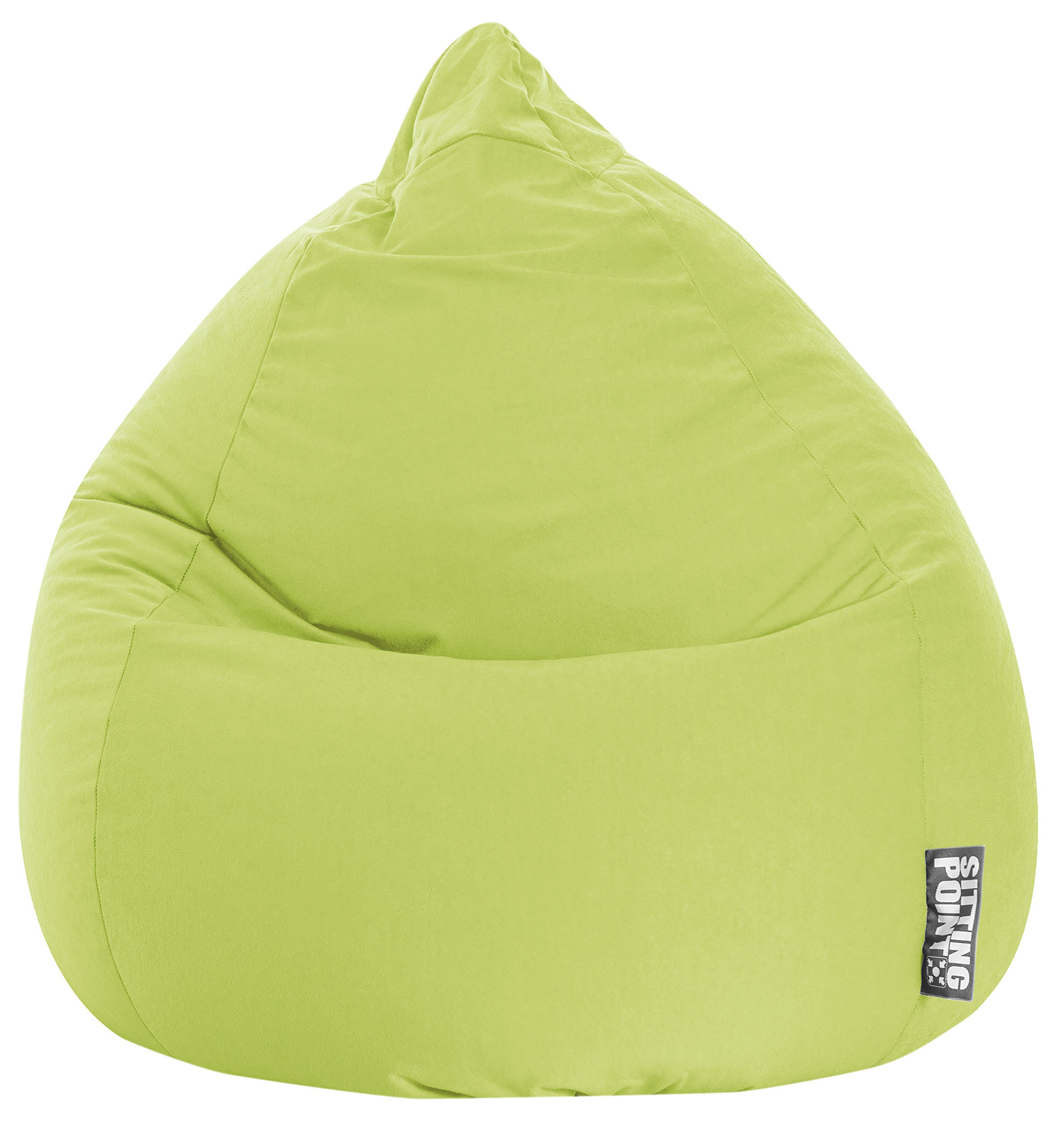 Gouchee Home Easy Collection Contemporary Polyester Upholstered Oversized Bean Bag Chair, Grass, x-large