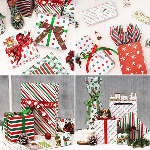 Miniatura 6 de Larcenciel Papel de seda de Halloween, 60 hojas de papel de seda metálico de calabaza fantasma para bolsas de regalo y envoltura de regalos,