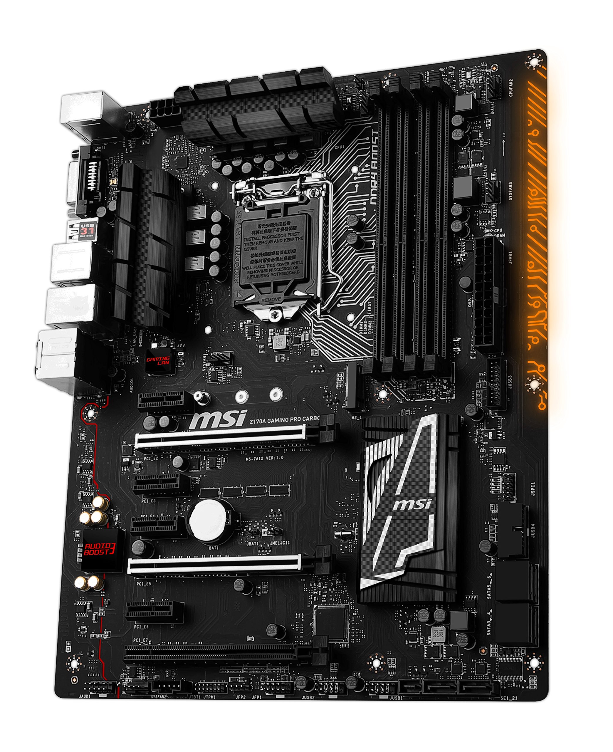 Msi Z170a Gaming Pro MSI Z170A Gaming Pro Carbon LGA 1151 Intel