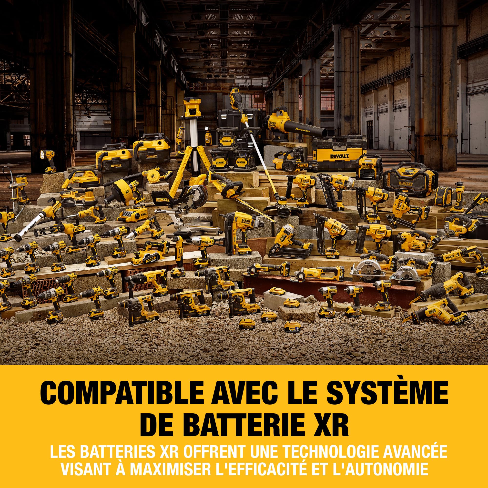 DEWALT - Perceuse-Visseuse compact sans fil XR 18V brushless, avec malette TSTAK (sans batterie), DCD791NT-XJ