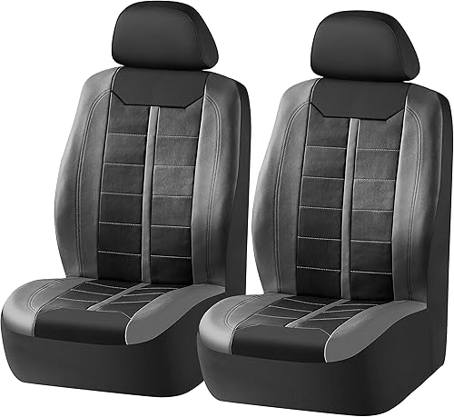 Road Comforts Juego completo de fundas de asiento de automóvil, fundas de asiento delantero y trasero dividido para automóvil, protectores