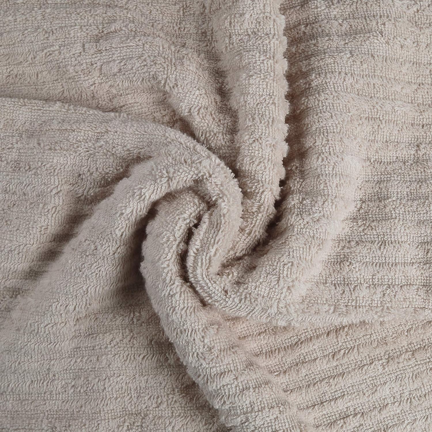 TRIDENT Simply Fresh 2 Piece Hand Towel, Super Soft, Quick-Dry, Easy Care, 500 GSM, Cotton Rich Towel (Blush Pink)