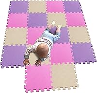 Vista 22 de MQIAOHAM - Tapetes de juego para bebe, tapete de espuma en forma de rompecabezas para ejercicio, hogar y equipo de gimnasio, juguete suave para bebe