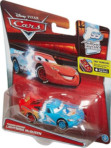 Miniatura 4 de Disney/Pixar Cars Vehículo fundido a presión de Rayo Mcqueen en transformación