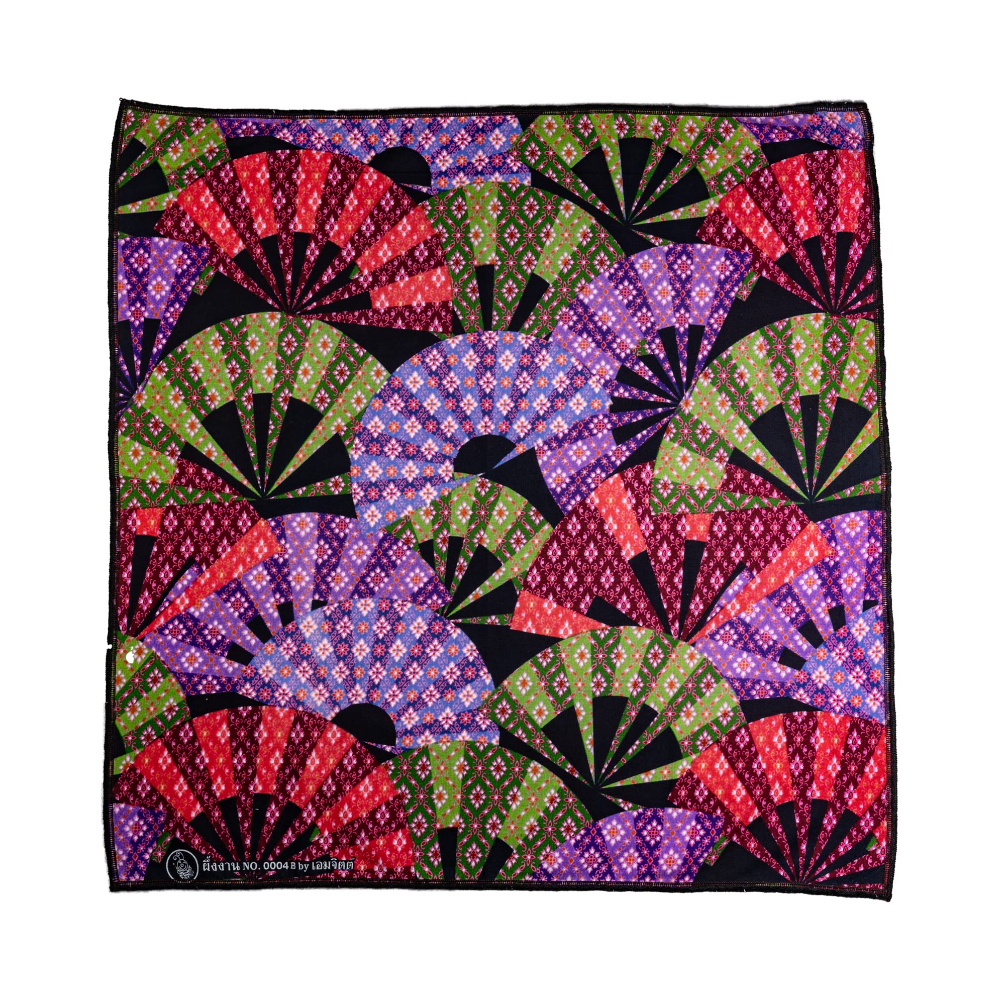 Fan Paper Mandala Diamond Bandana