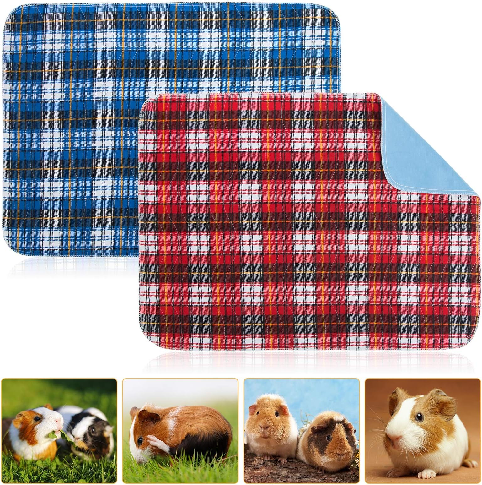 Geegoods Guinea Pig Cage Liners Guinea Pig Bedding Washable &Air Dried