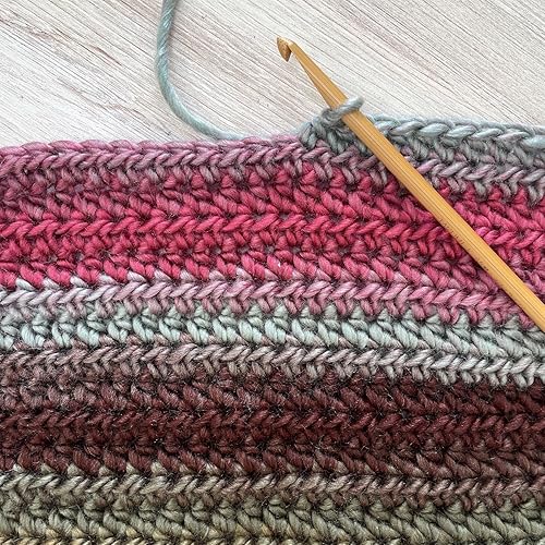 Miniatura 8 de Lion Brand Yarn Landscapes - Hilo multicolor para tejer, hilo de ganchillo, huerto de manzanas, 441 pies (paquete de 2)