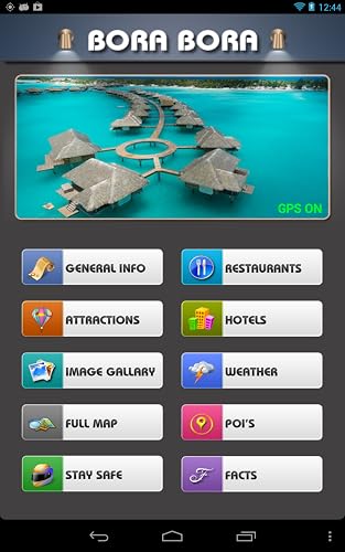 Bora Bora Islnd Offline Map Travel Guide (Kindle Tablet Edition) – vue 2