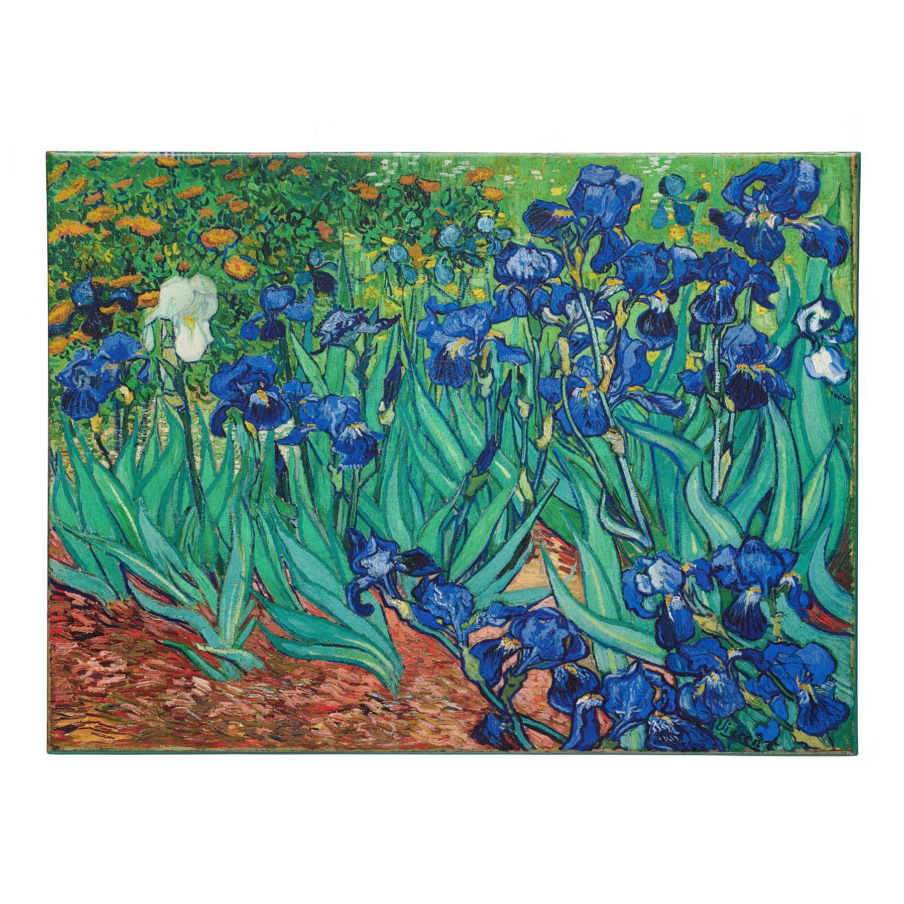 Van Gogh Irises 500 Piece Jigsaw Puzzle – Premium Blue Board Puzzle, 48 x 35 cm (18.9 x 13.8 in)