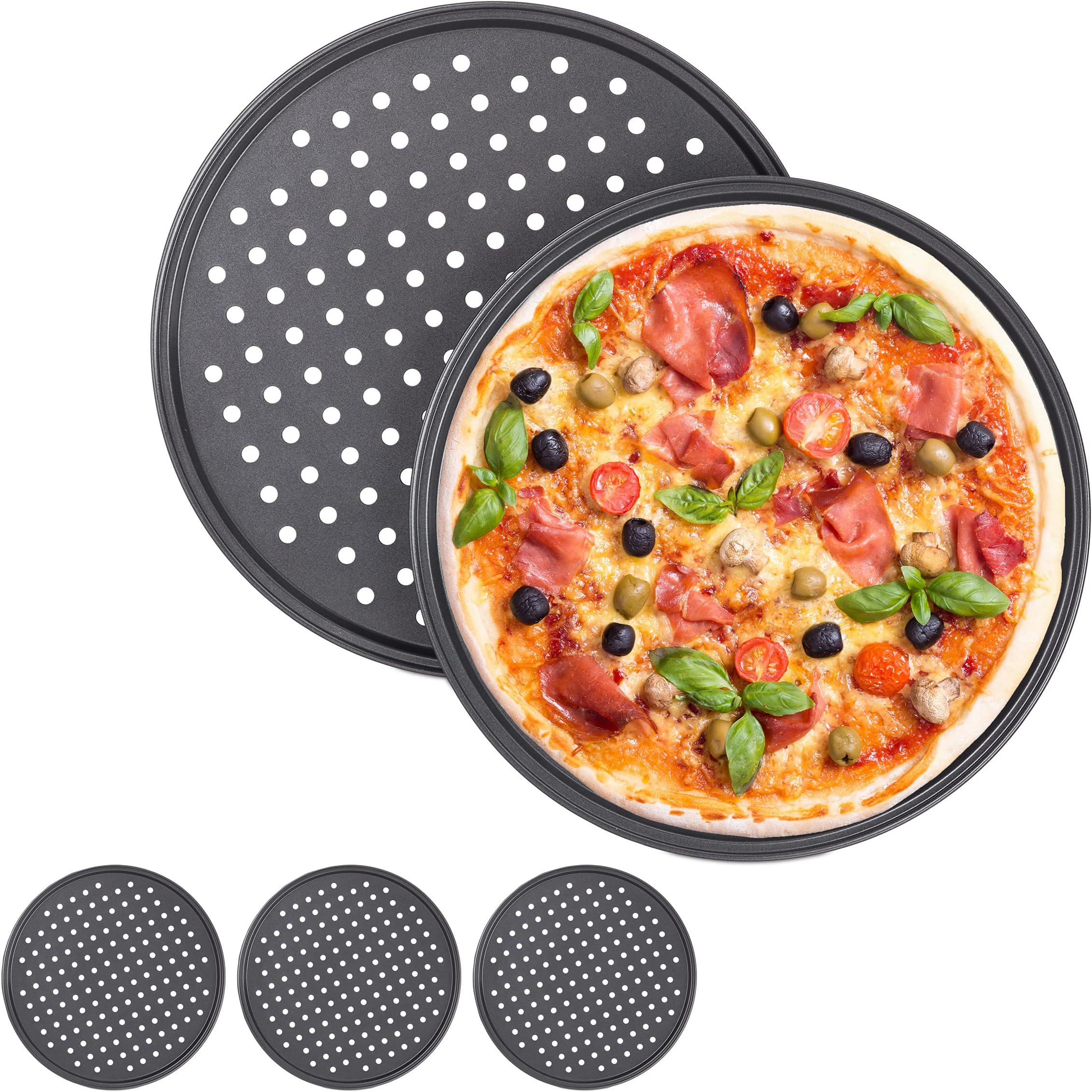 Plaque À Pizza Ronde Perforée Moules À Pizza Plaque À Biscuits