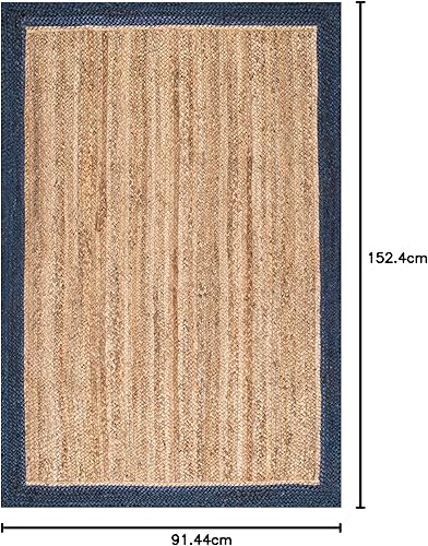 Vista 37 de Tapete NuLoom modelo Eleonora, de yute, tejido a mano Eleonora Gris