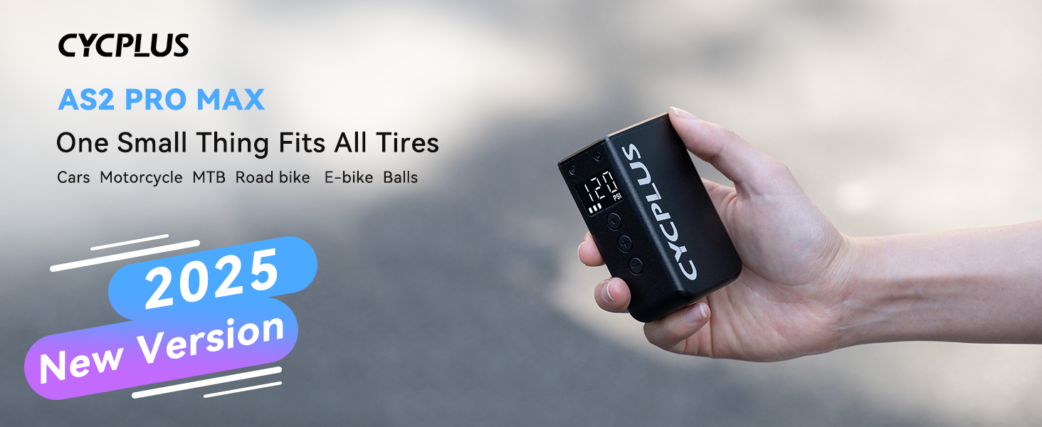 Amazon.com: CYCPLUS AS2 Pro Max Tiny Pump Mini with Gauge, Max 120