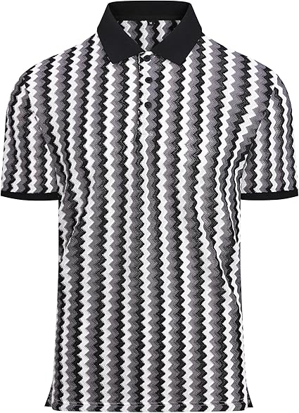 Alex Vando Mens Lace Polo Shirts Fashion Vibrant Short Sleeve Casual Shirts for Men