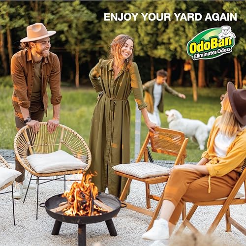 Miniatura 5 de OdoBan Eliminador de olores para exteriores y patios, fórmula respetuosa con las plantas, fabricado en los Estados Unidos, aroma fresco y limpio,