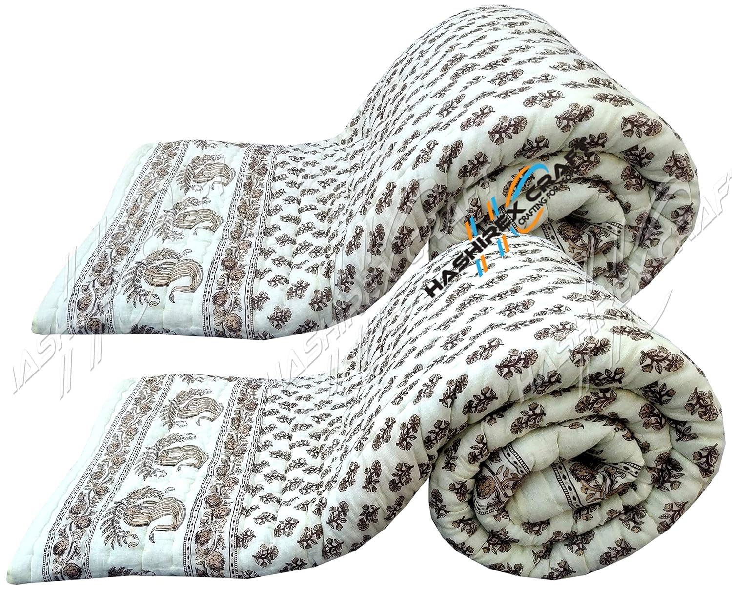 Buy HASHIREX CRAFT Light Weight Single Bed Soft Jaipuri AC Quilt/Razai