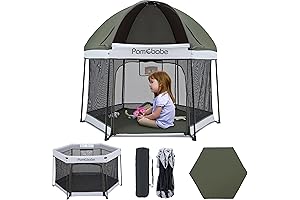 Pamo Babe Portable Playpen with Mattress