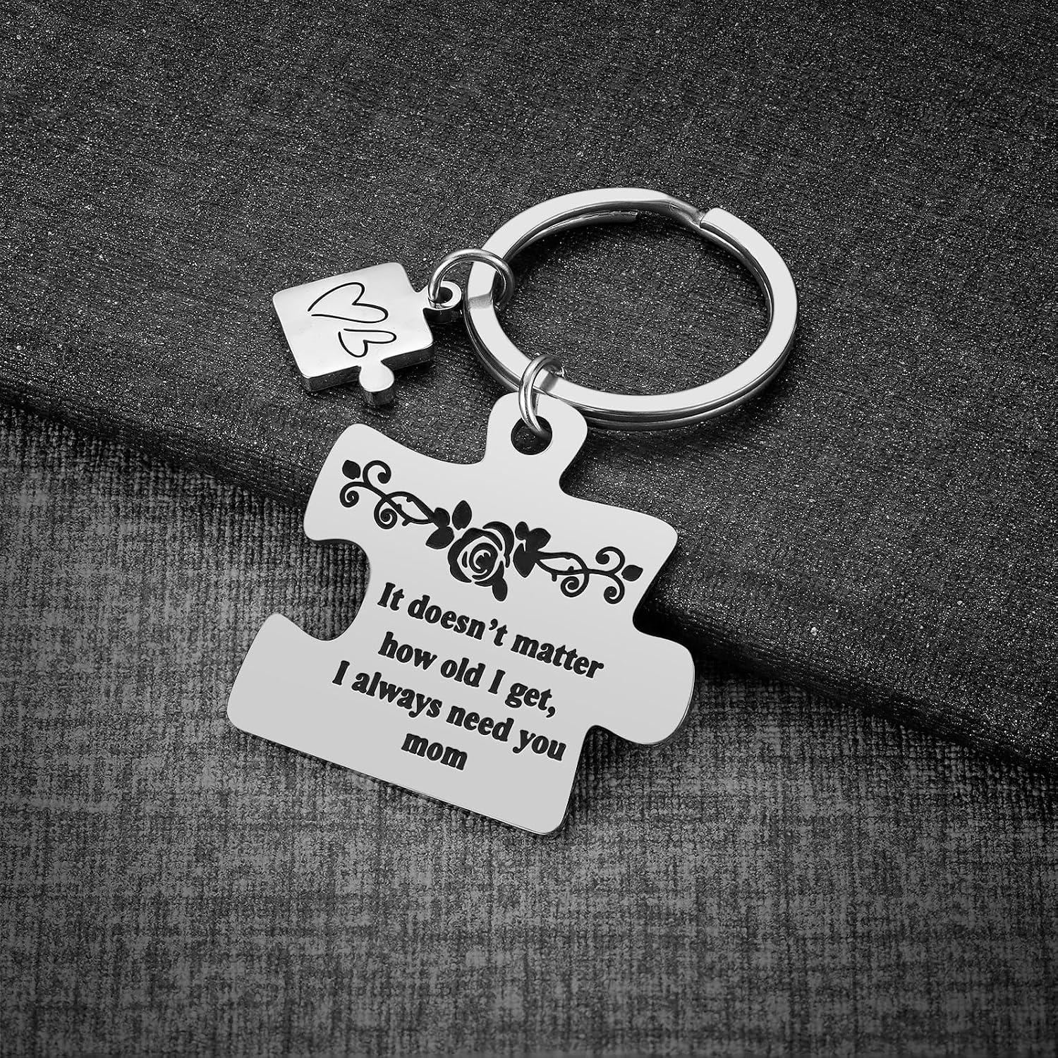 Christmas Gifts for Mom - Mother’s Day Present from Daughter Son, Mom Gift for Birthday Christmas Valentine’s Day，I Always Need You Mum Keychain Mother Keyring