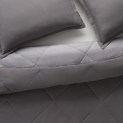 Miniatura 31 de Serta Juego de edredón reversible de 3 piezas supersuave y refrescante con fundas de almohada para todas las estaciones, Full/Queen, Peacoat