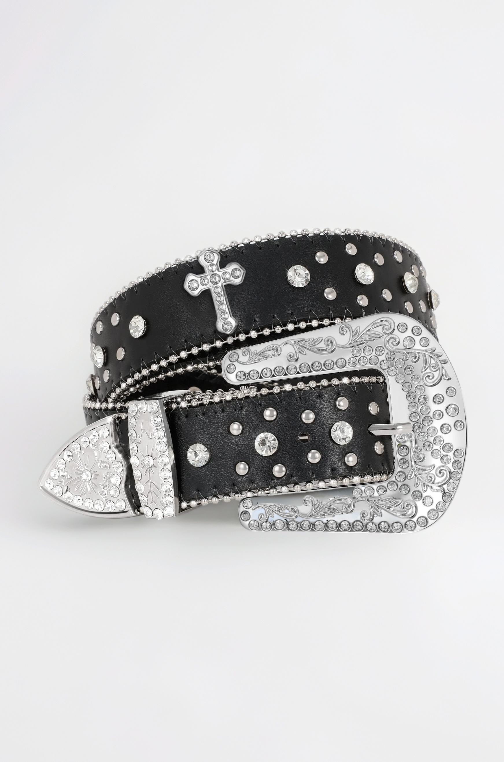 Women Men Rhinestone Belt,Fashion Western Cowgirl Cowboy Bling Studded Design Leather Belt Diamond Belt for Jeans
