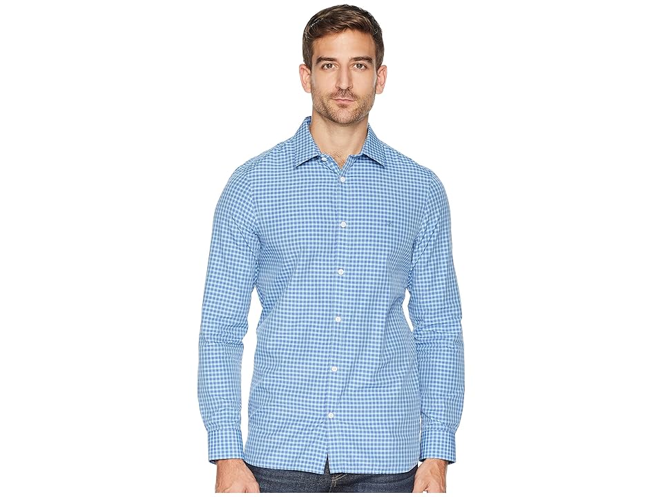 

Calvin Klein The Cotton-Cashmere Shirt (Riviera) Men's Clothing, Blue