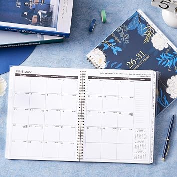 2026-2031 Monthly Planner - 5 Year Planner/Calendar 2026-2031, 11 x 9, 2026 Calendar Planner, Jul 2026 - Jun 2031, Tabs, Back Pocket, Holidays, Twin-Wire Binding, Note Pages