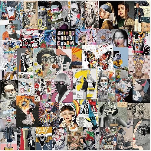 Calcomanías de anime para niña, lindas 60 calcomanías de lavanda, calcomanías estéticas moradas para niñas y niños, calcomanías botánicas kawaii