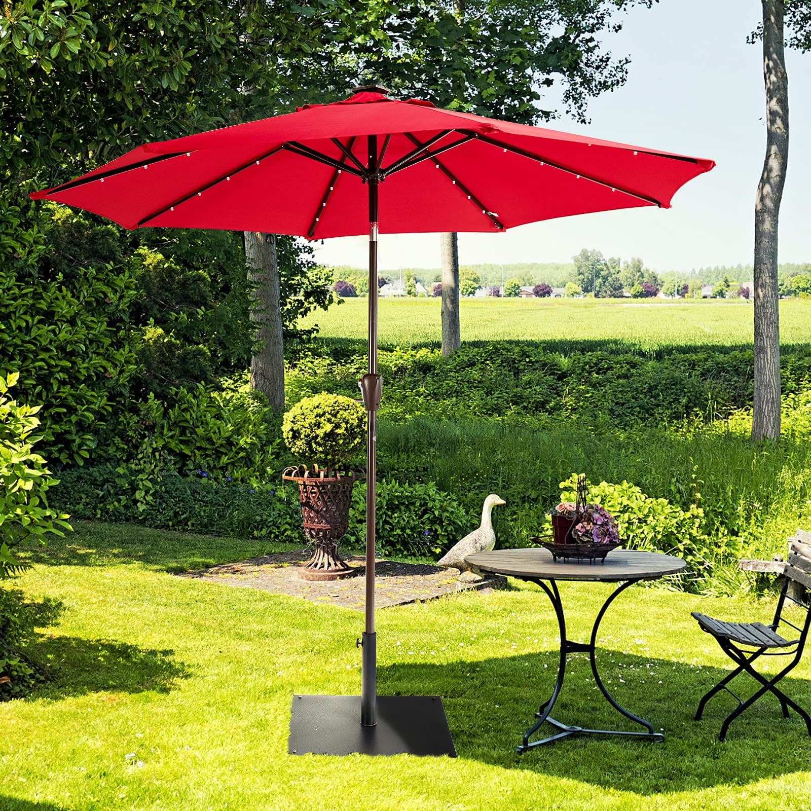 その他 Snap-on UMBRELLA STAND RED TRU1210 Amazon.com : Giantex Square Umbrella Base, 40 LBS Steel Heavy Duty
