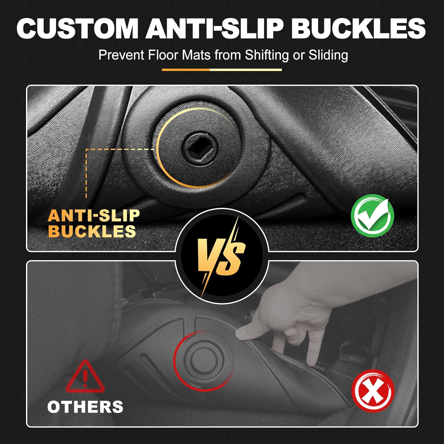 Floor Mats Custom for 2022-2026 Hyundai Tucson (Not Fit PHEV) TPE All Weather Floor Liners for Tucson/Tucson Hybrid Accessories Black 2026 2025 2024 2023 2022 - Image 7