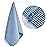 POLYTE 430 GSM Microfiber Lint Free Hand Towel, 16 x 30 in, 4 Pack (Waffle Weave)