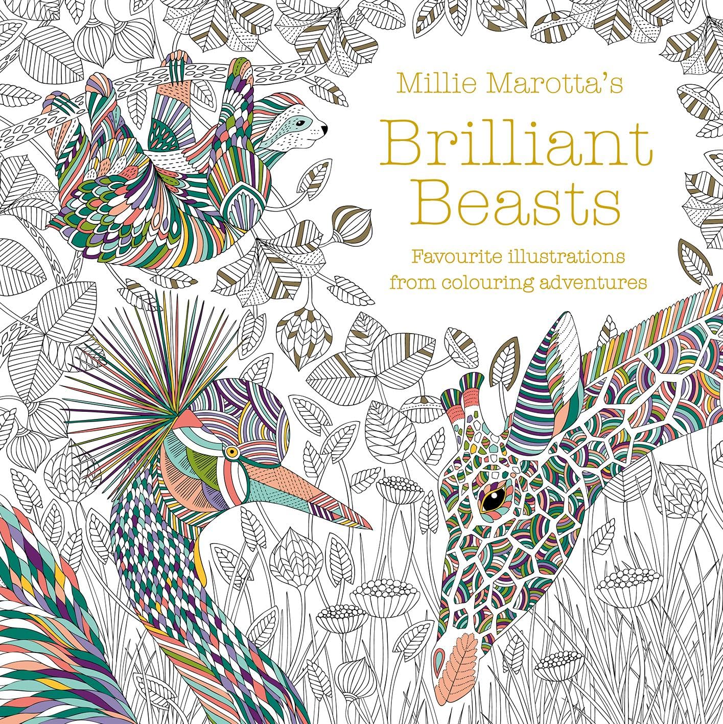 Millie Marotta's Brilliant Beasts: A collection for colouring adventures Paperback – November 7, 2019