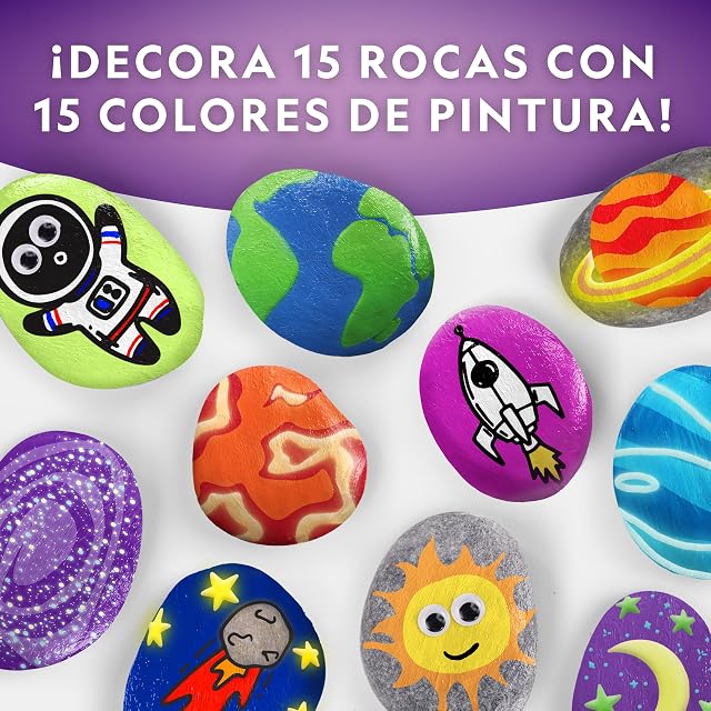 Foto 3 de 8 de NATIONAL GEOGRAPHIC Kit de Pintura en Piedras que Brillan en la Oscuridad