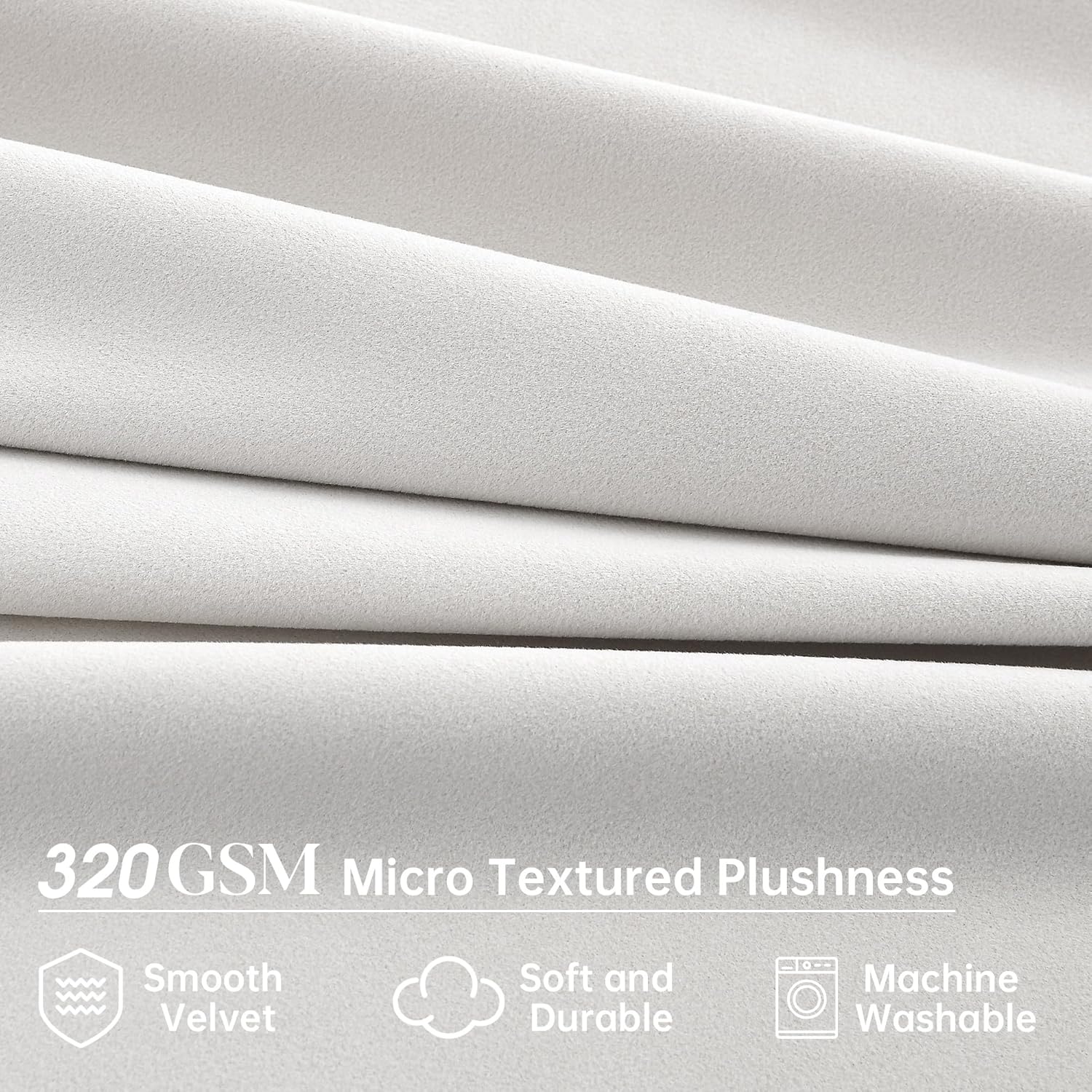 Beige Blackout Curtains 10ft-20ft for Living Room Tall Windows,Extra Long Rod Pocket Room Darkening Curtains, Noise Reducing Thermal Velvet Drapes,144 Inches Long for Modern Luxury Style Home Decor