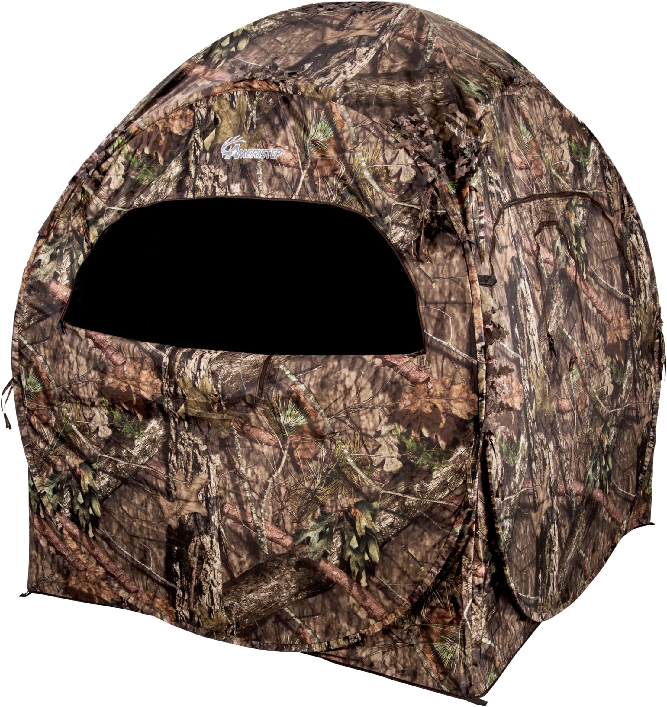 Ameristep Doghouse Run & Gun Hunting Blind | Lightweight 2 Person Ground Blind in Mossy Oak Break-Up Country, One Size