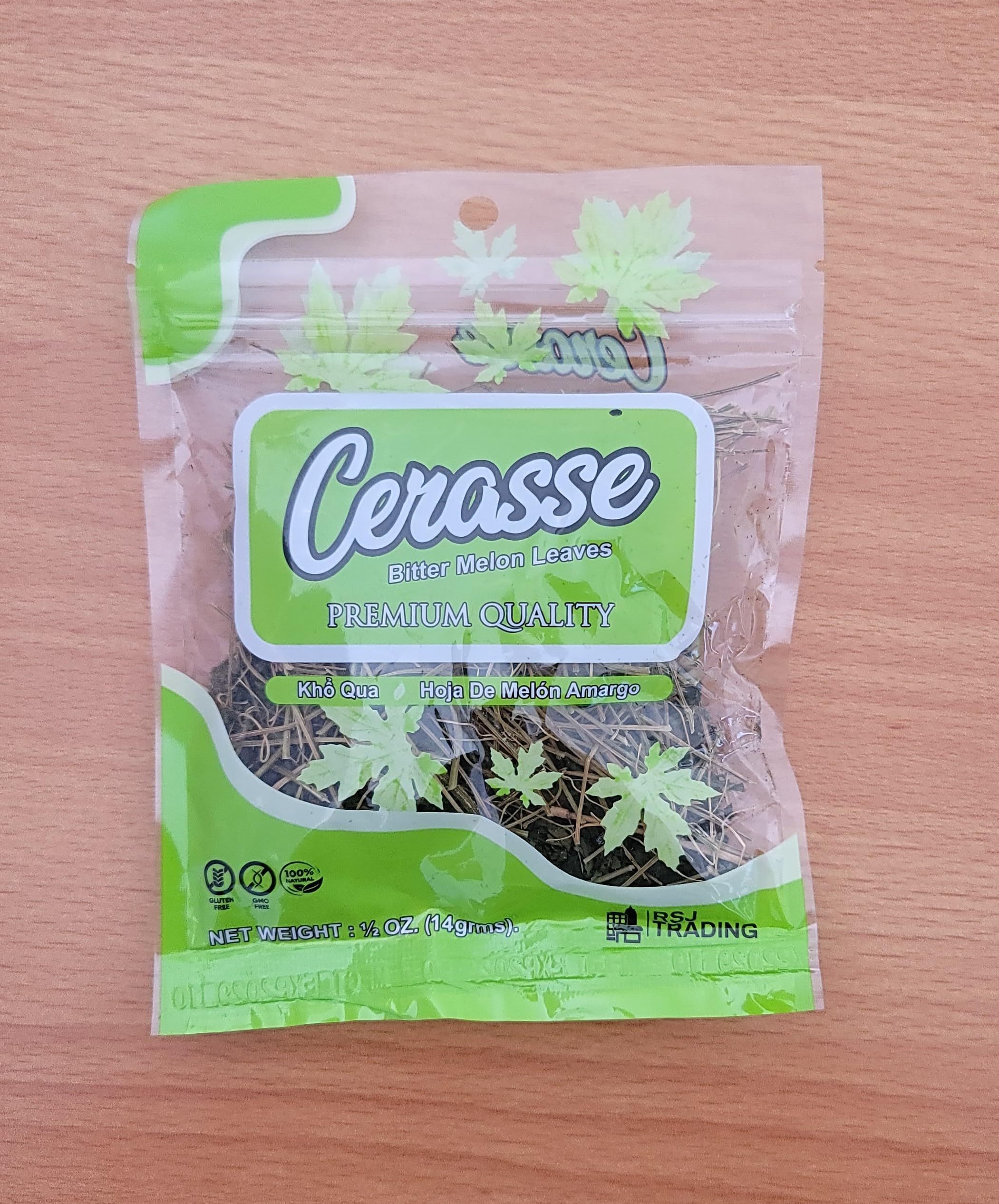 Cerasse Tea, Bitter Melon Bush Tea 0.5oz BUY MORE SAVE MORE, 3Pack, 5Pack and 48Pack (case) OPTIONS. Wildcrafted, Natural, Fresh, Selected by RSJ With Resealable Bag. Explore More Products From Us By Using The Keyword "RSJ"