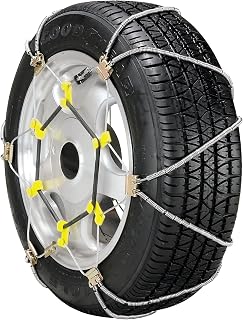 SCC Shur Grip Super Z SZ343 Passenger Car Tire Chains - Set of 2, Easy Install SAE Class S Clearance