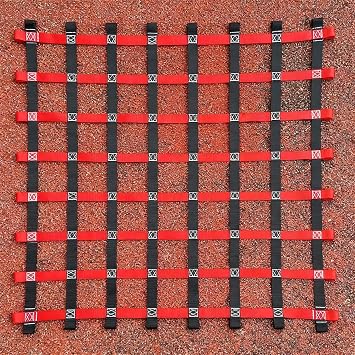 Climbing Cargo Loft Net, Playground Webbing Net Equipment, Rope Ladder, Swingset, Treehouse, Jungle Gyms Mesh Netting, Kids Ninja Obstacle Course Accessories