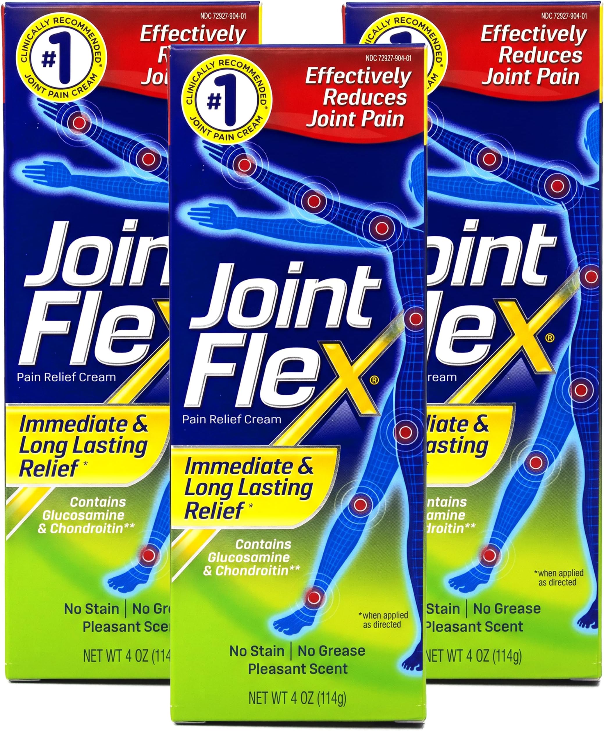 JointFlex Pain Relieving Cream 4 oz (Pack of 3)