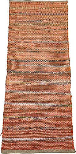 Miniatura 7 de Chardin home Alfombra de pasillo de algodón de yute y óxido, alfombra larga reversible estilo bohemio para decoración del hogar, estilo campestre, 2