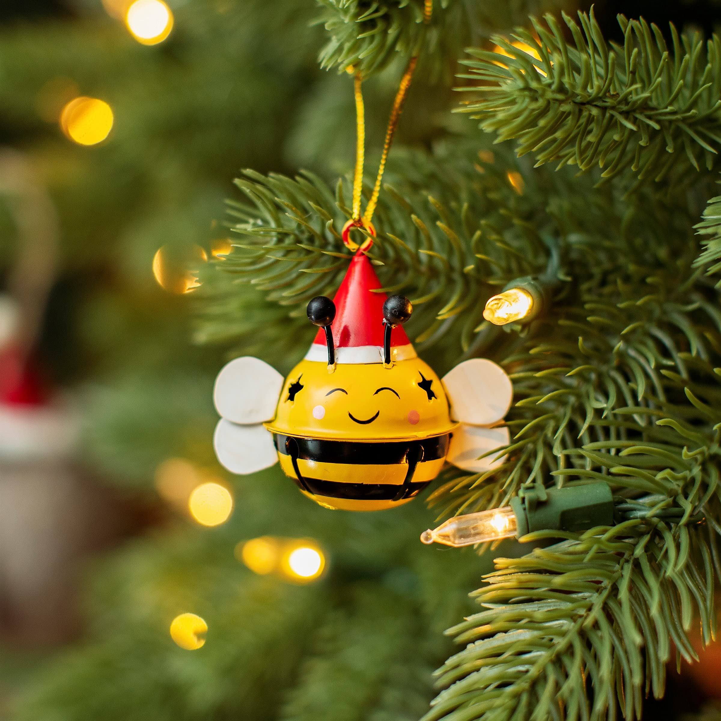 Sass & Belle Bee Hanging Bell Decoration