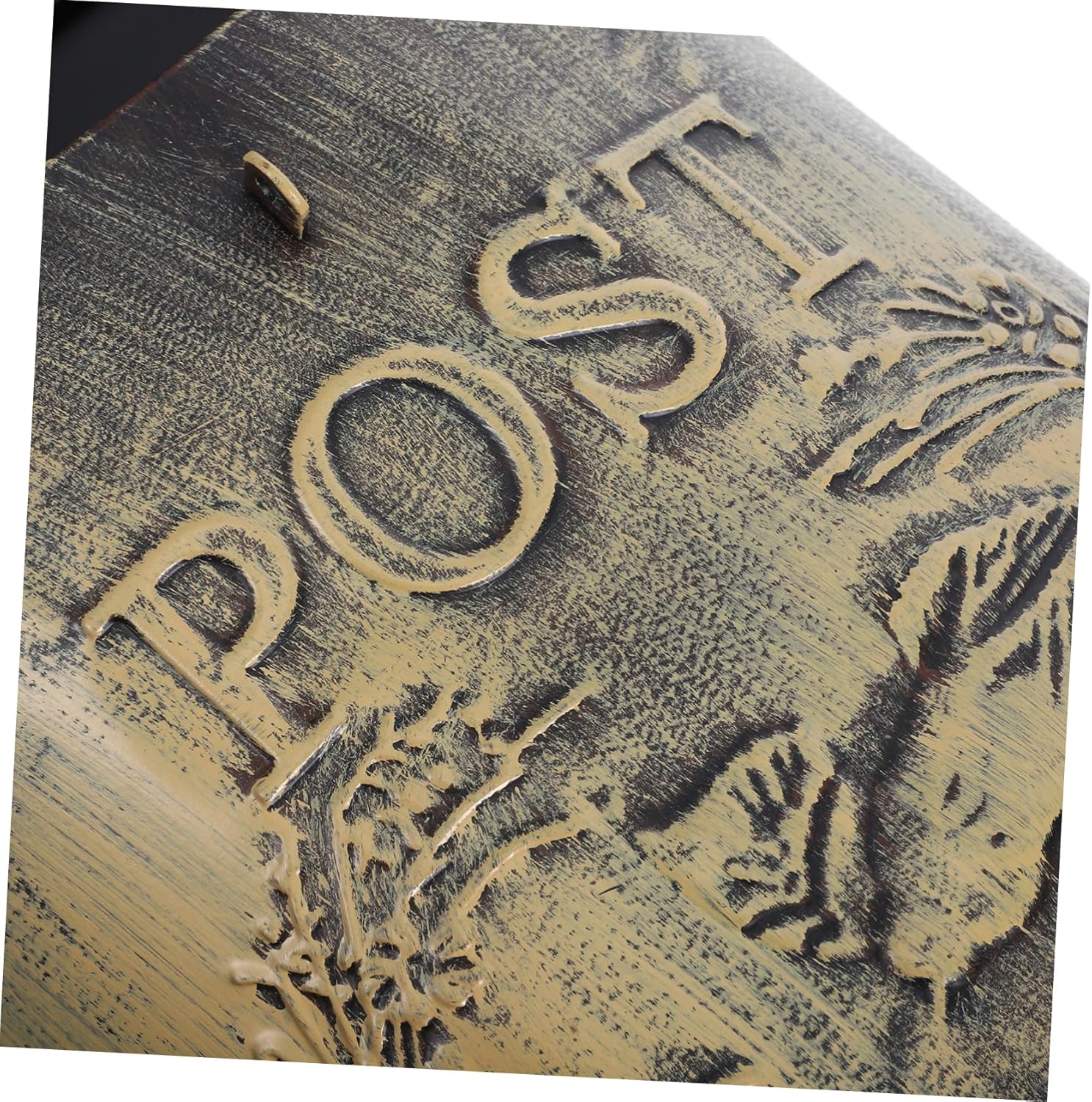 Retro Wall Mounted Mailbox Vintage Suggestion Box for Outdoor Use Space-Saving Design Easy Installation Holds Envelopes and Newspapers Rustic Home Decor