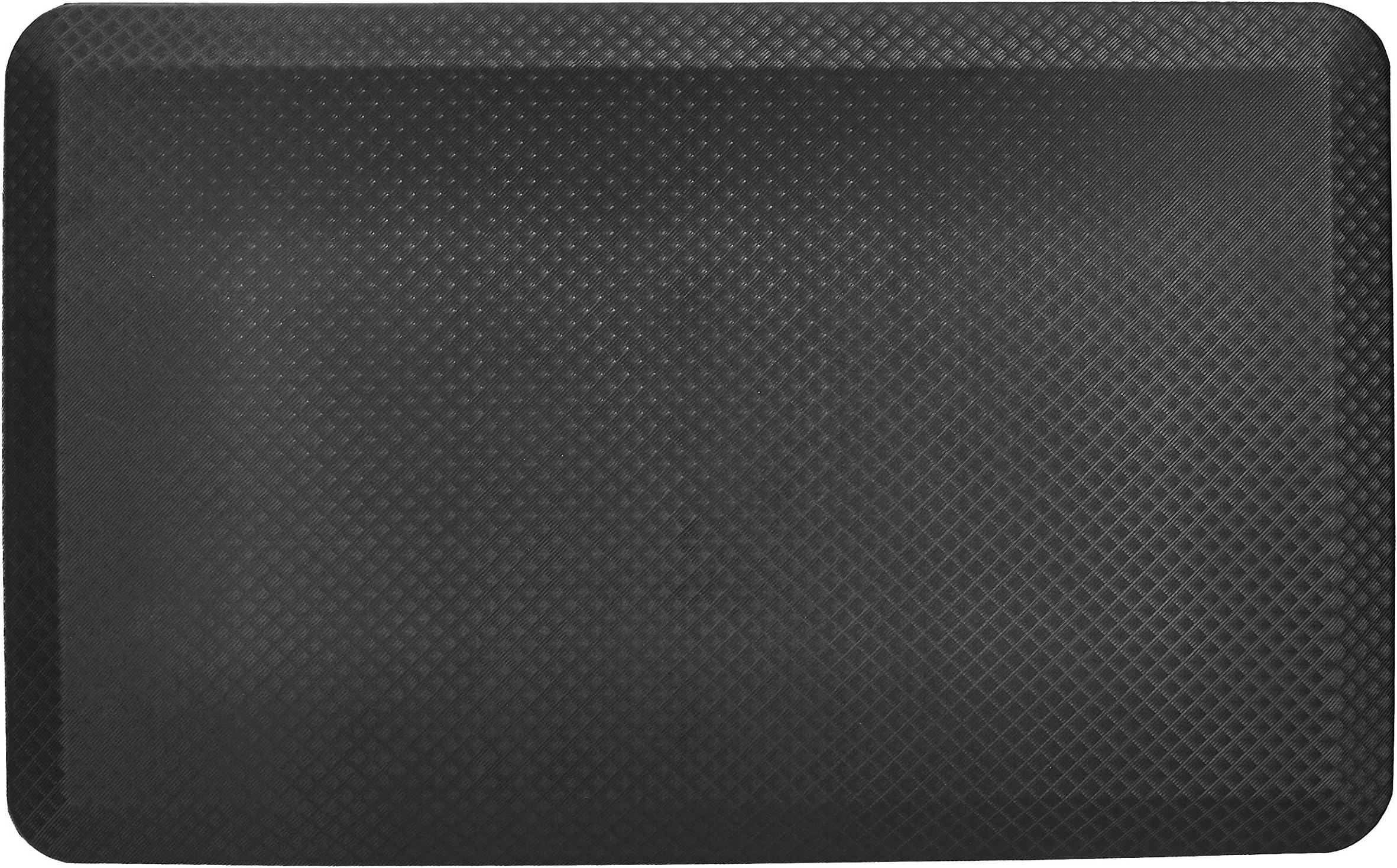 Amazon Basics 3/4" Rectangular Durable Anti-Fatigue Supportive Comfort Standing Mat, 32" x 20", Black