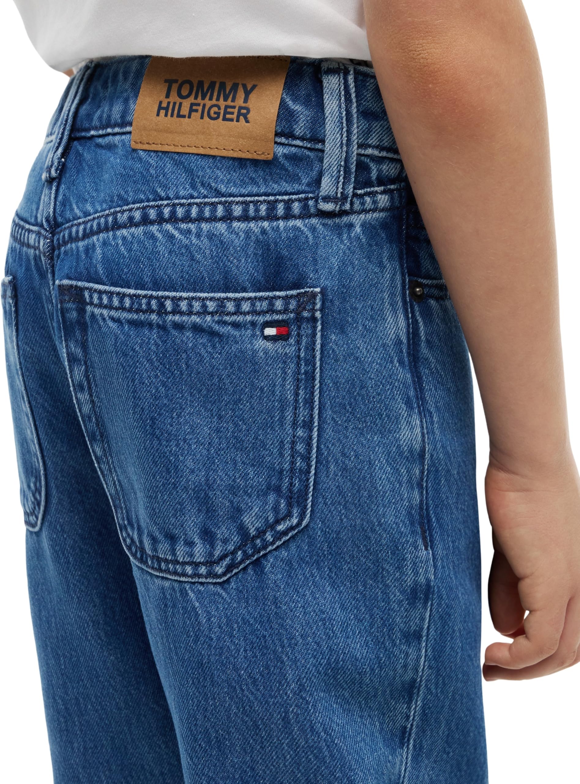 Tommy Hilfiger Jungen Andere Jeans Straight Mid Wash Jeans Kb0kb10467
